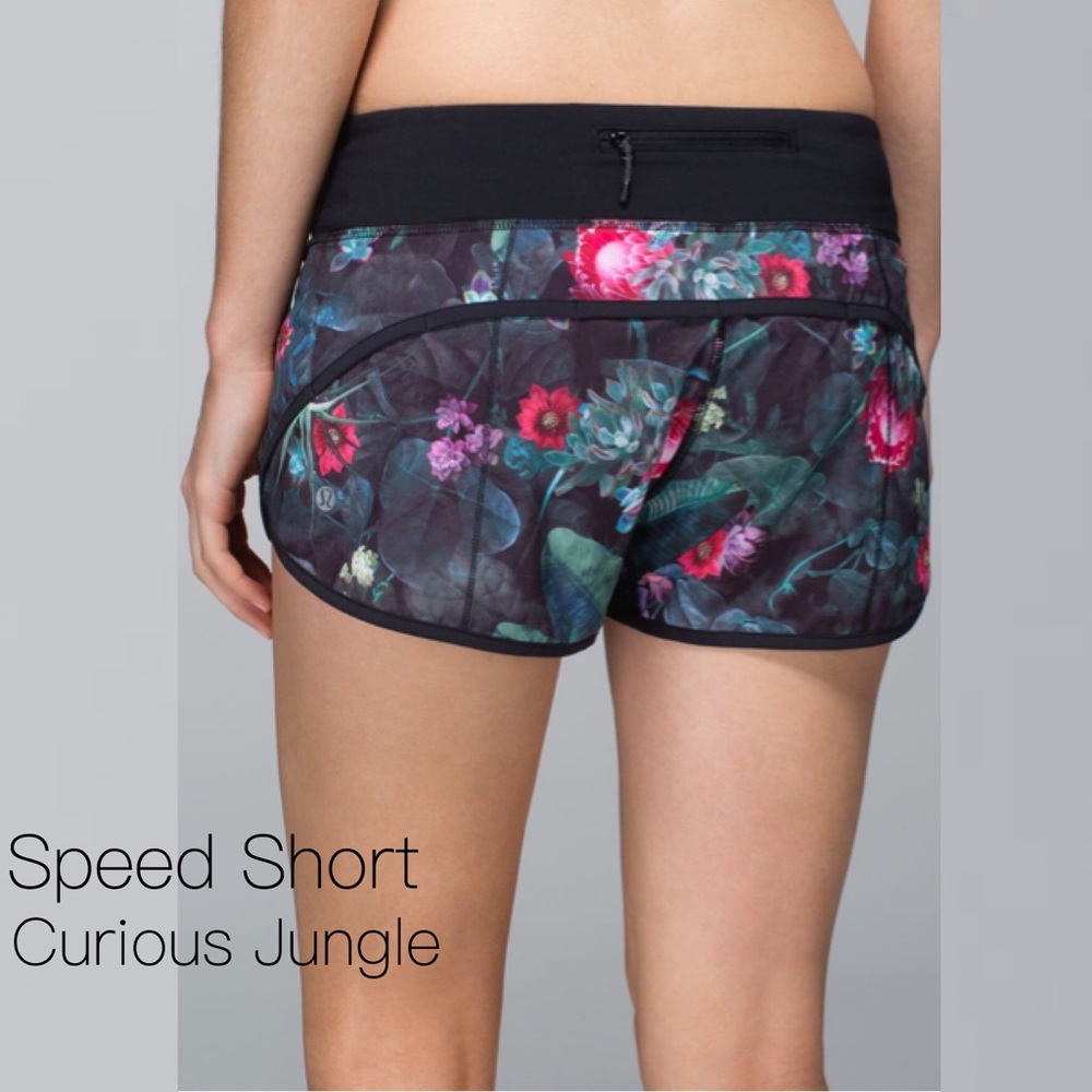 Lululemon Speed Short Curious Jungle